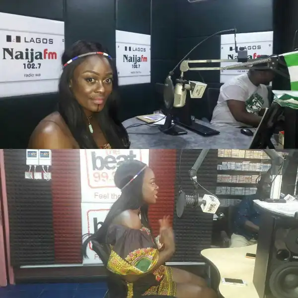 Ex BBNaija Housemate, Uriel Arrives Lagos After Her Eviction (Photos)